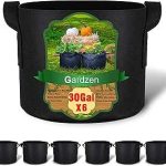 Gardzen 6-Pack 30 Gallon Grow Bags