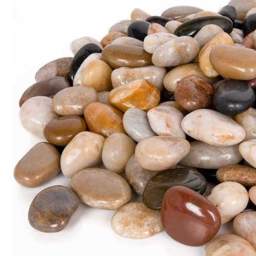 GASPRO 15lb Natural River Rocks Decorative