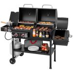 Grills House 2-Burner Gas Charcoal Grill
