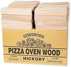 Hickory Pizza Oven Wood 6 Inch