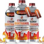 Premium Bioethanol Fireplace Fuel 3x1 Liter