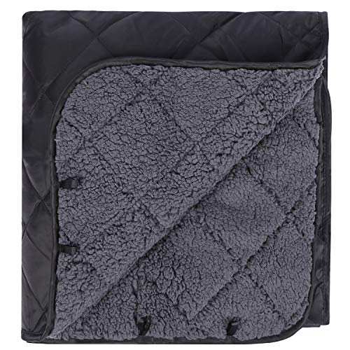 REDCAMP Large Camping Blanket Sherpa Lining