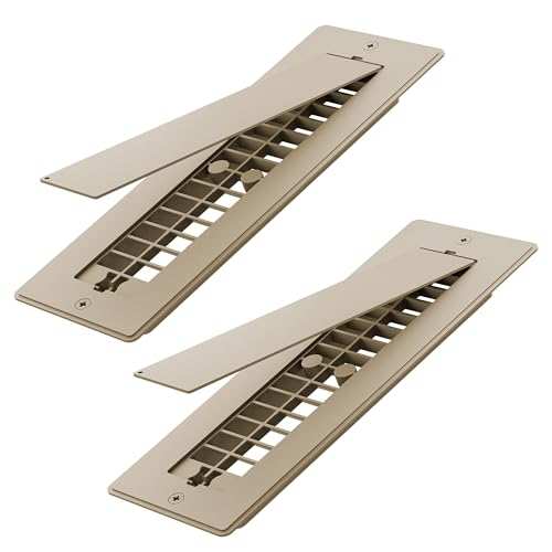 Safoner Aluminum RV Floor Register 2"x10"