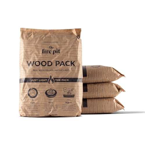TIKI Wood Pellet 4-Pack Pellets Smokeless