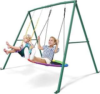 Trekassy 440lbs Capacity Swing Sets Backyard