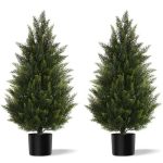 Vitalismo Artificial Topiary Cedar Trees 3FT