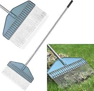YEELOR Thatch Rake 66 Inch Adjustable