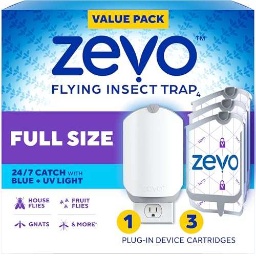 Zevo Flying Insect Trap & 3