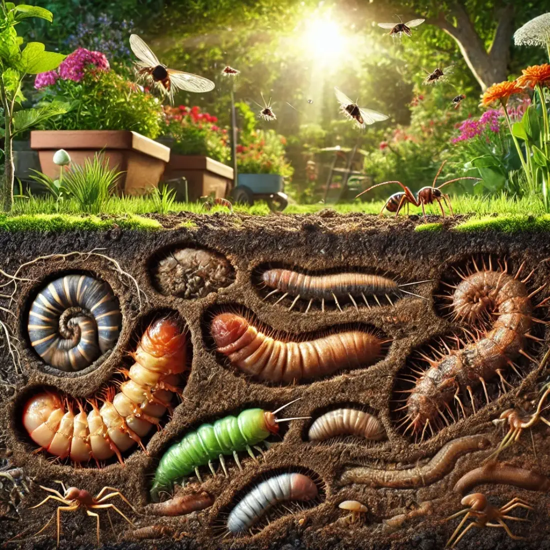 applying beneficial nematodes to lawn
