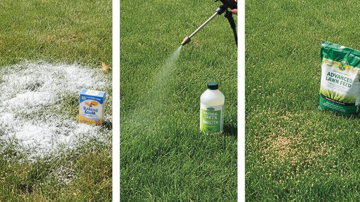 Baking Soda vs. Other Lawn Solutions