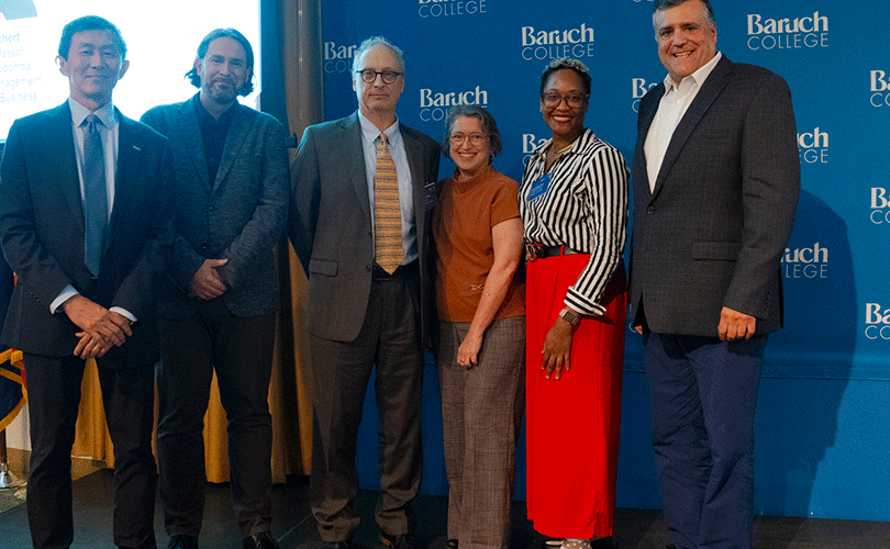 Baruch College faculty page screenshot