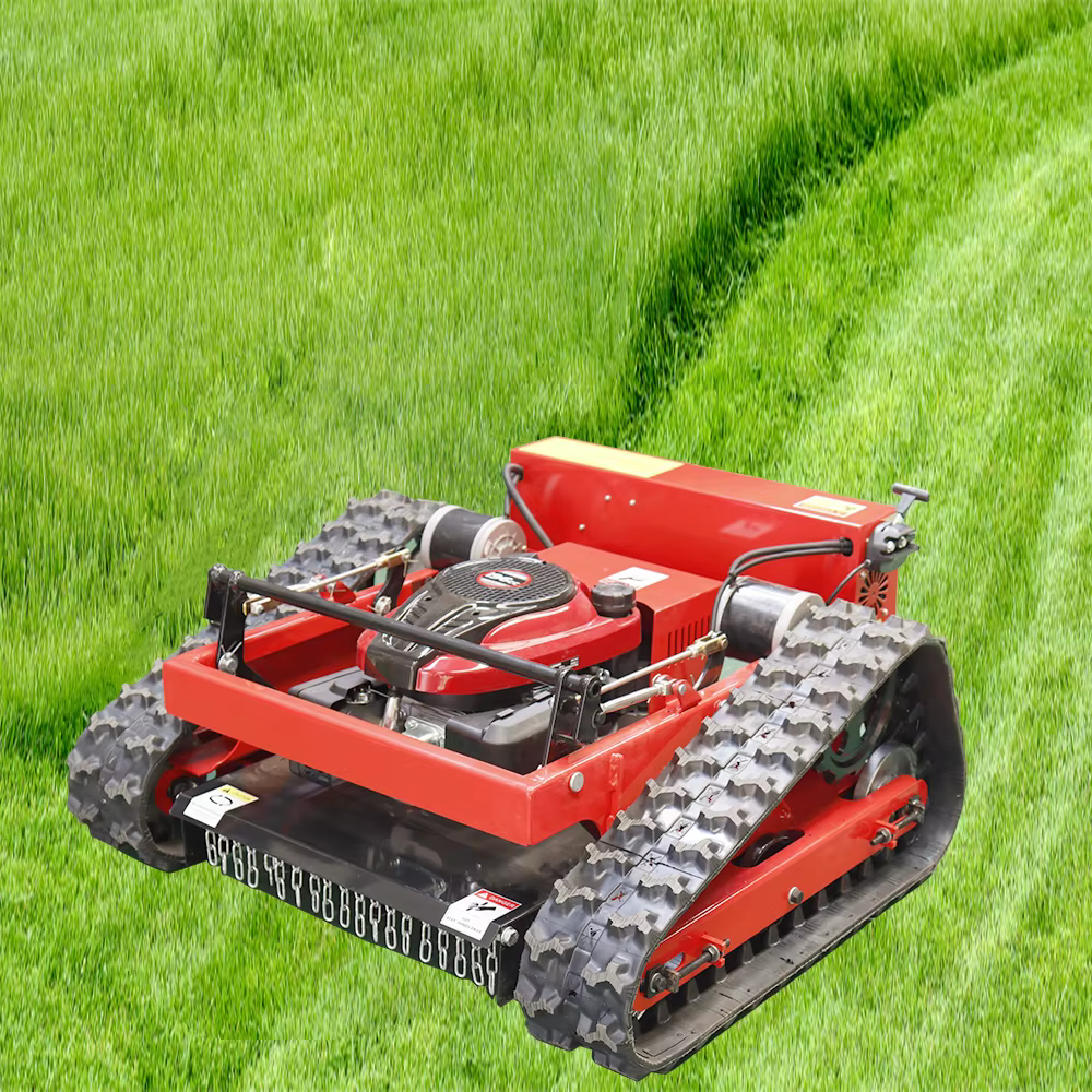 battery mower on hill