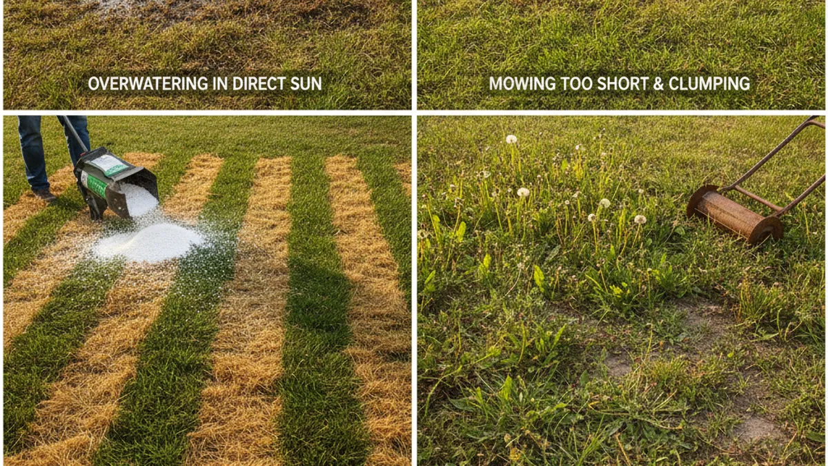 Common Lawn Care Mistakes to Sidestep