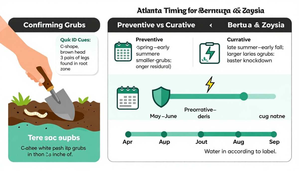curative vs preventative grub control comparison