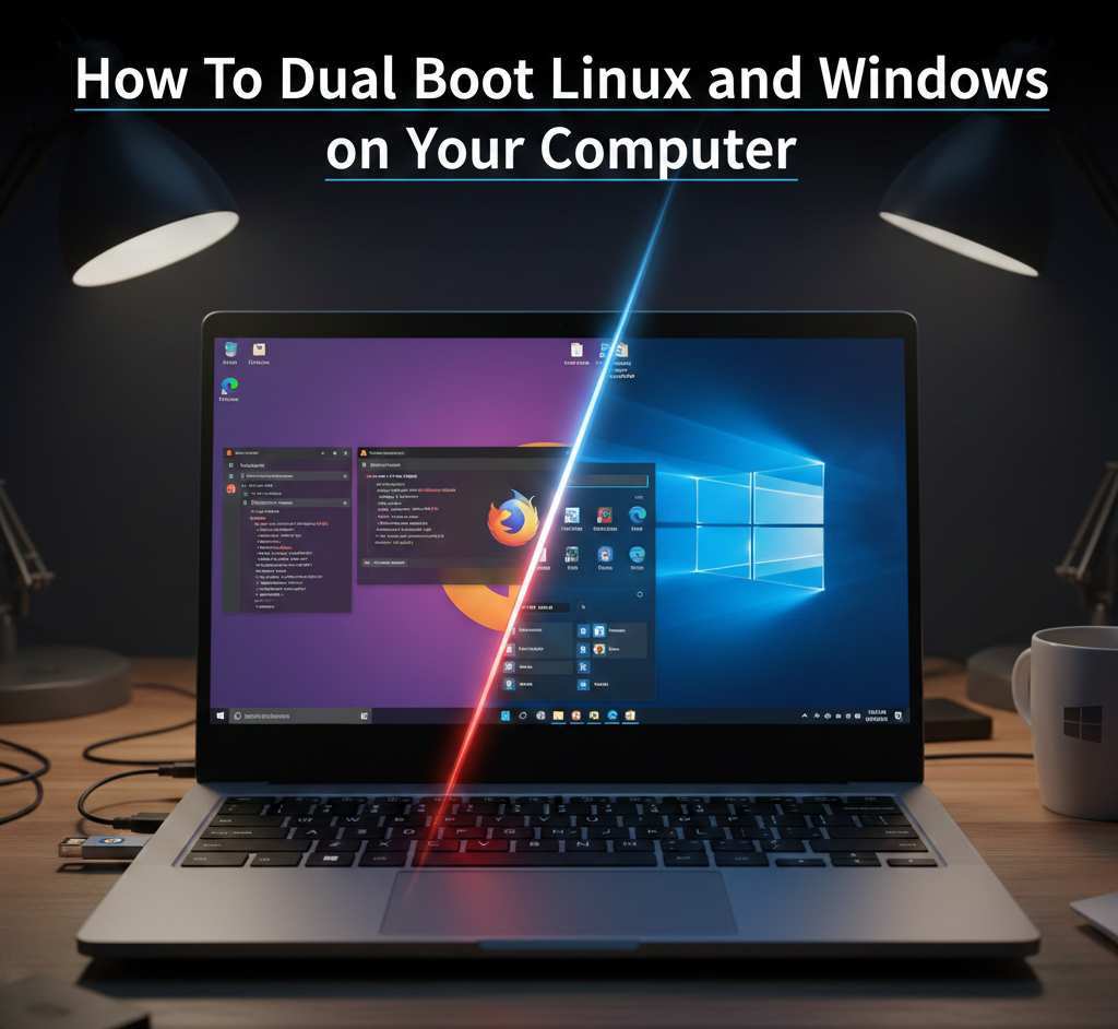 dual boot Linux Windows partition
