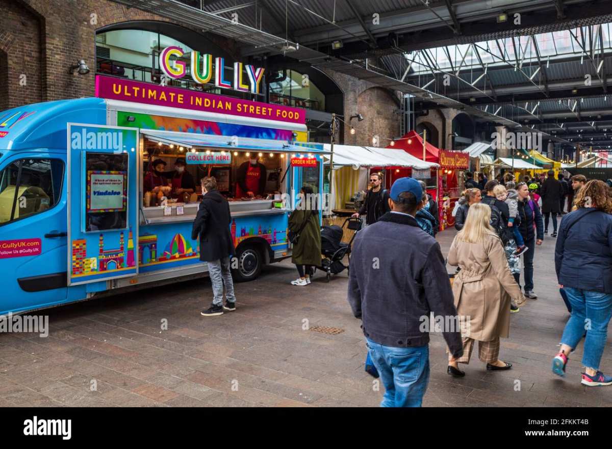 Granary Square food stalls