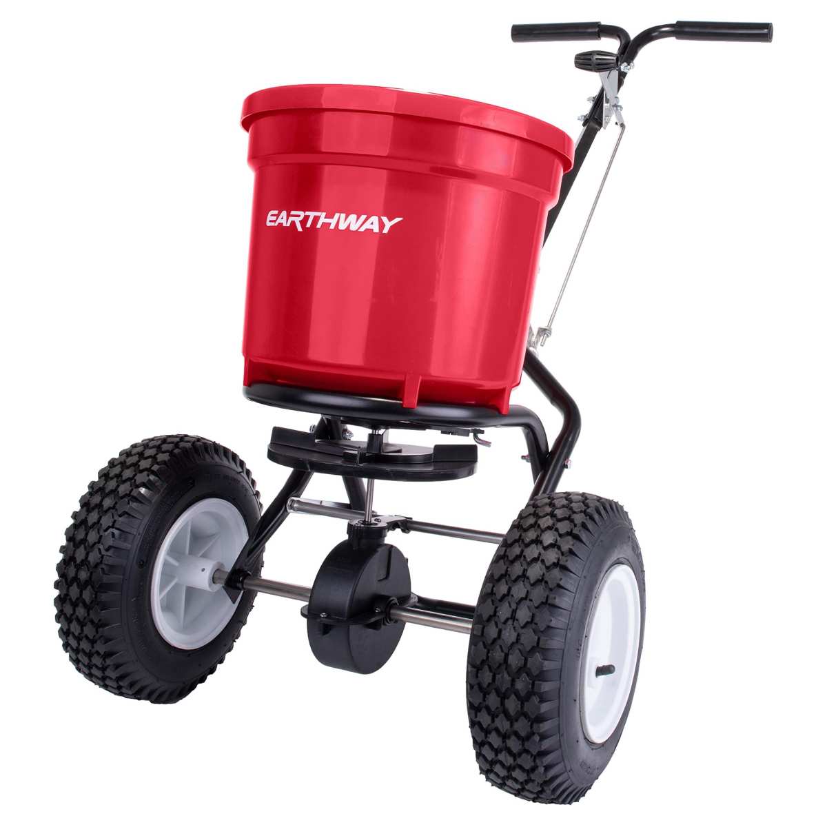 granular grub control spreader application
