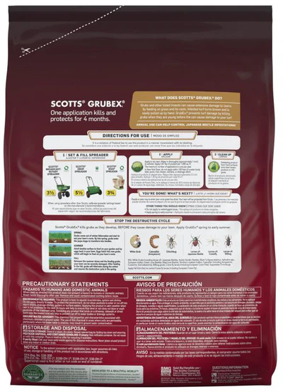 grub control granular product label
