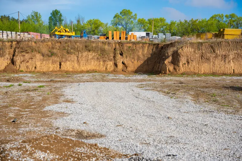 grubbed site before grading