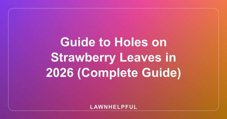 Guide to Holes on Strawberry Leaves in 2026 (Complete Guide)