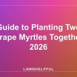 Guide to Planting Two Crape Myrtles Together 2026