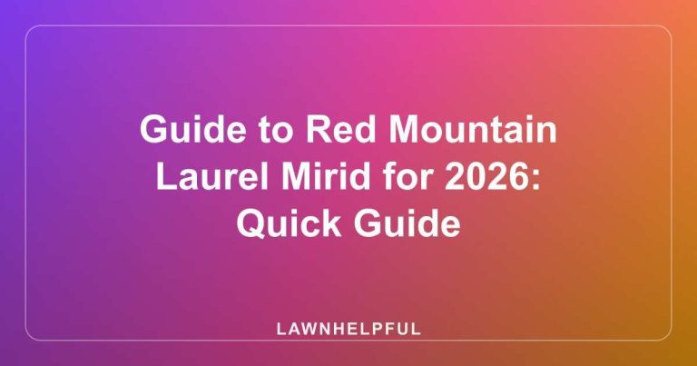 Guide to Red Mountain Laurel Mirid for 2026: Quick Guide