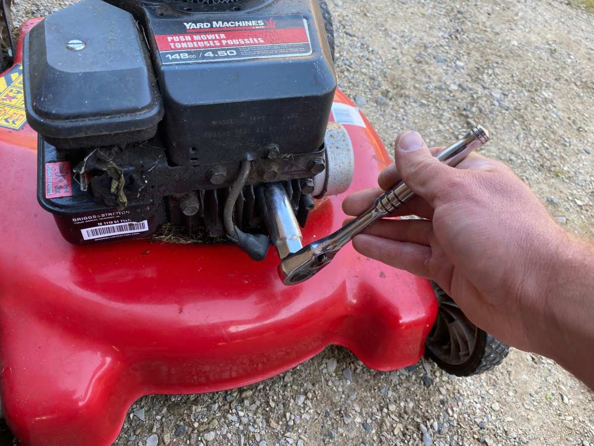 lawn mower maintenance tools