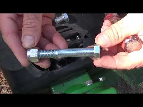 lawn mower wheel hub shear pin