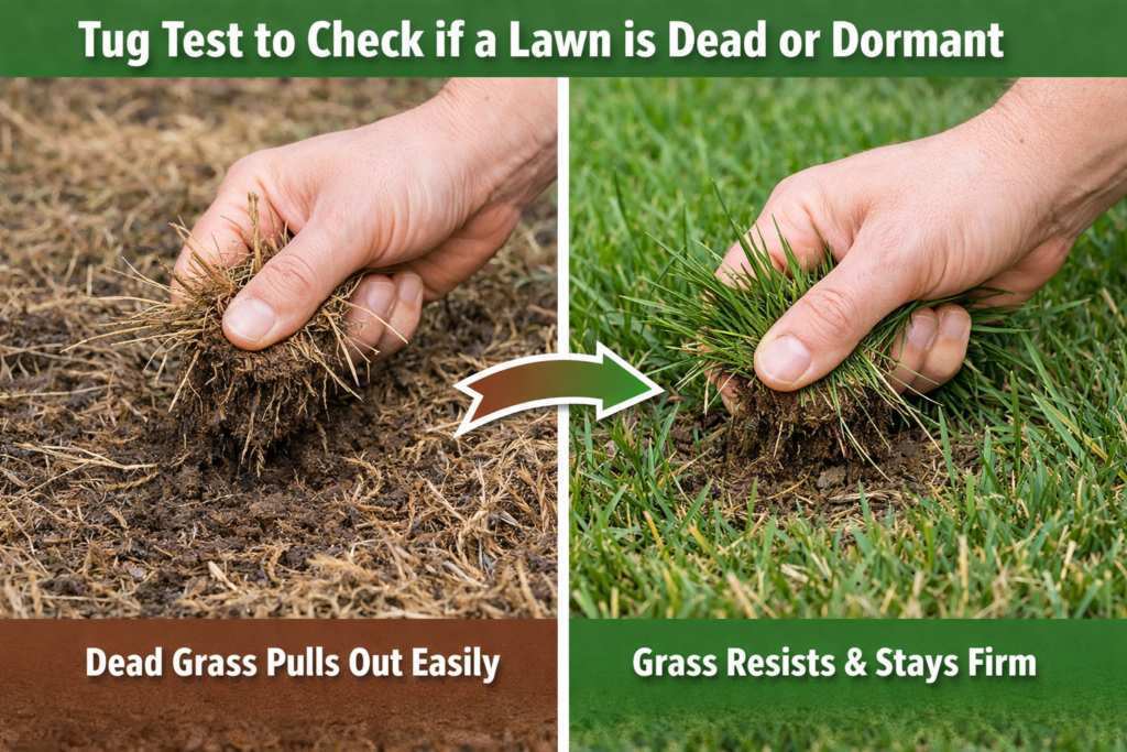 lawn tug test grub damage