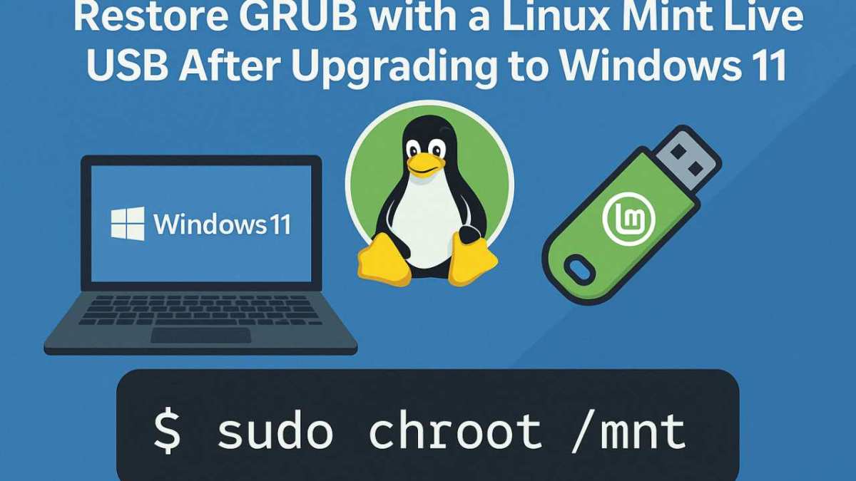 Linux live USB boot menu
