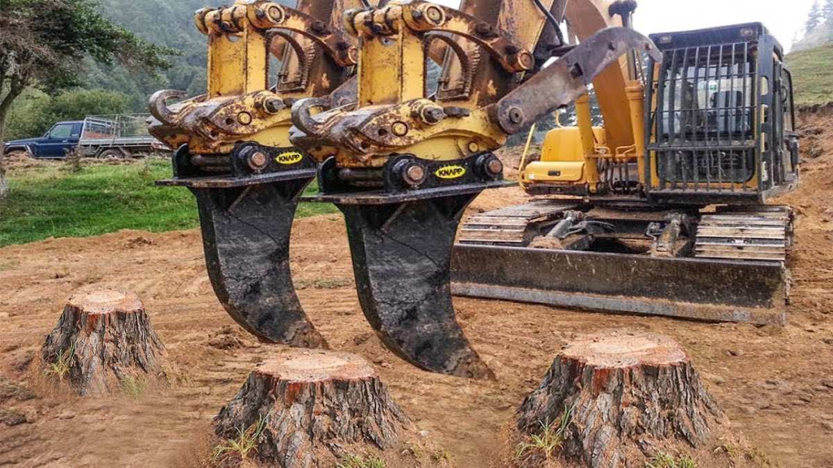 root extraction during grubbing