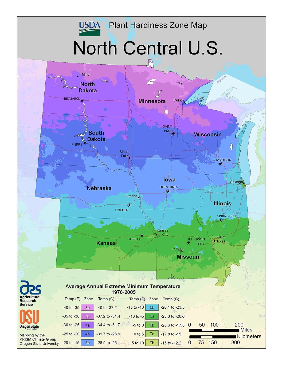 USDA hardiness zone map tea olive growing range