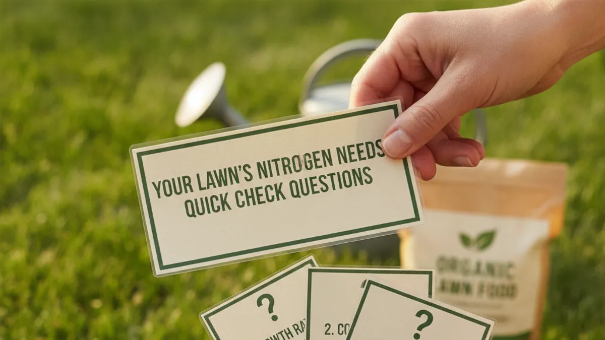 Your Lawn's Nitrogen Needs: Quick Check Questions