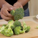 broccoli florets and stems