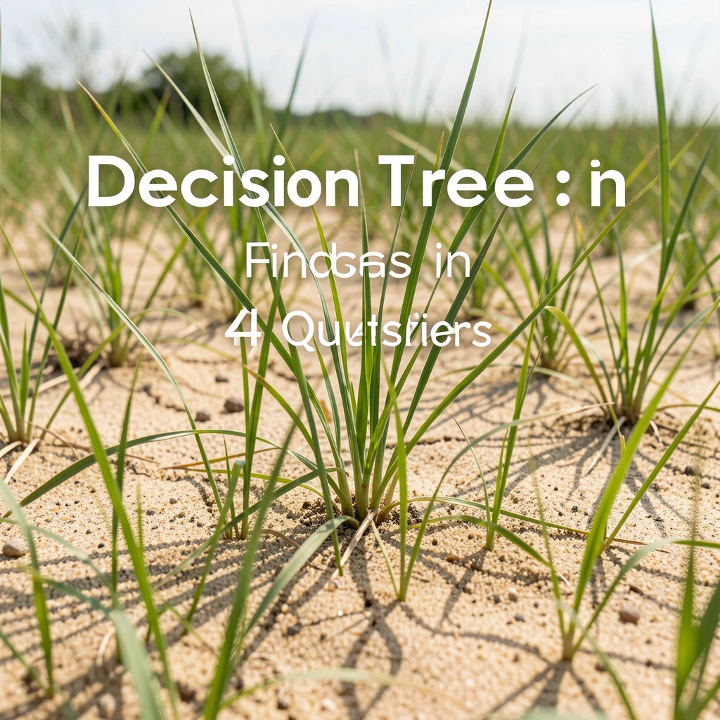 Decision Tree: Find Your Grass in 4 Questions