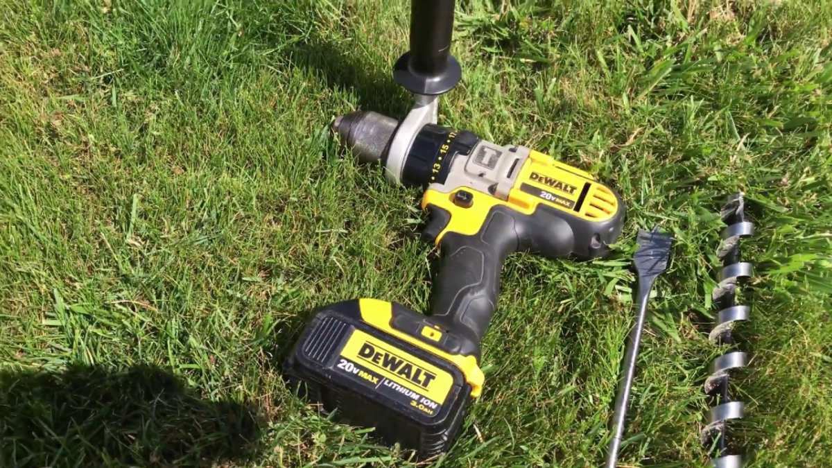 drill holes stump pattern