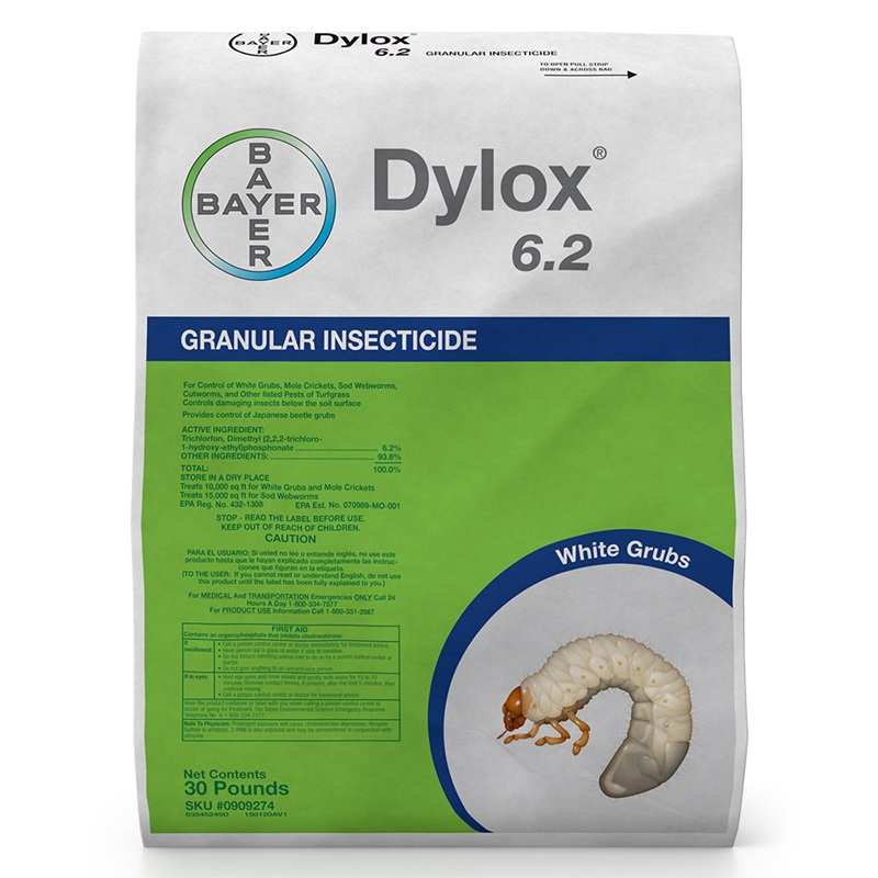 Dylox granular insecticide bag