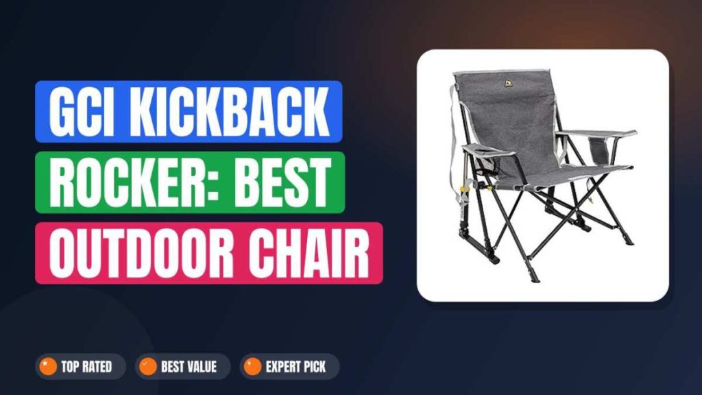 GCI Kickback Rocker: Best Outdoor Chair with Cup Holder