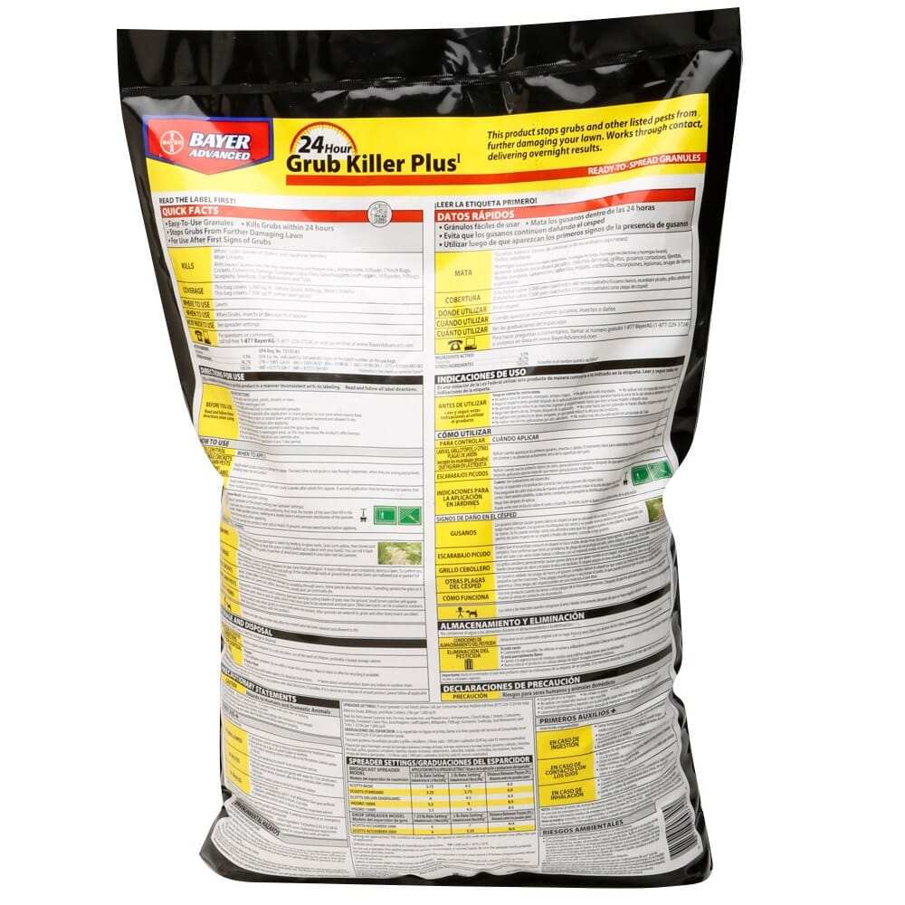grub killer product label