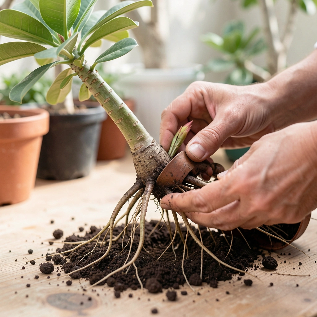 Step-by-Step Visual Guide: Unpotting and Inspecting the Roots