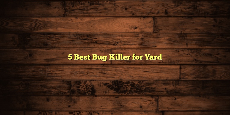 5 Best Bug Killer for Yard