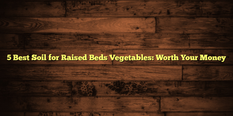 5 Best Soil for Raised Beds Vegetables: Worth Your Money