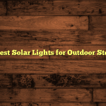5 Best Solar Lights for Outdoor Steps