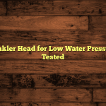 5 Best Sprinkler Head for Low Water Pressure: Tried & Tested
