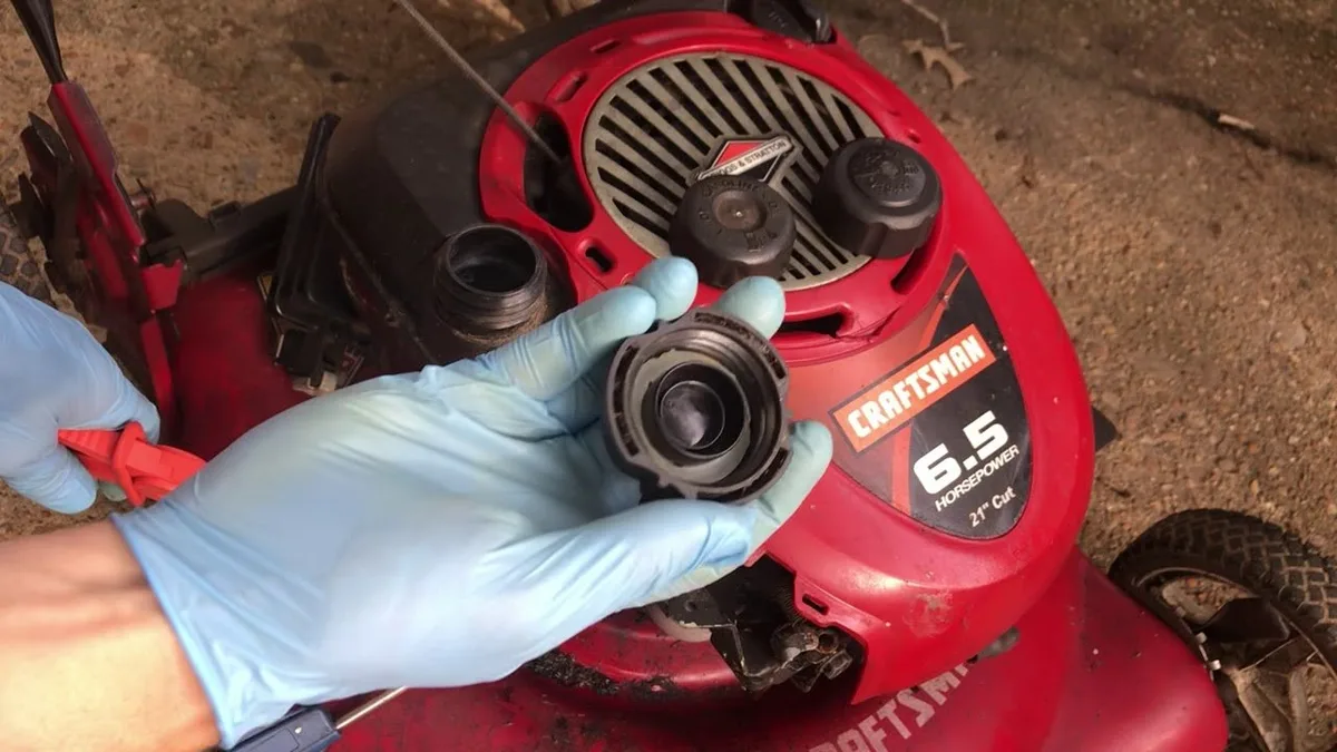 gas cap vent hole