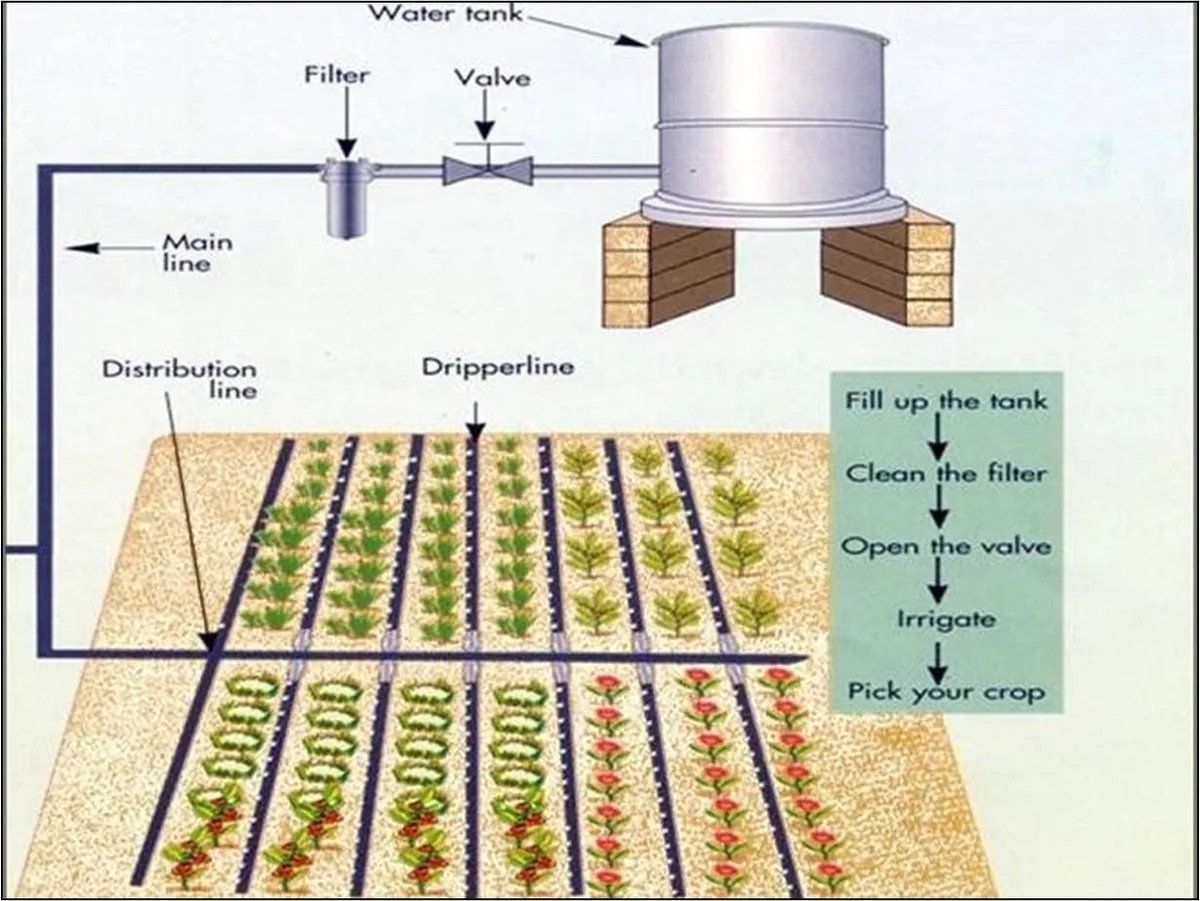 gravity feed irrigation
