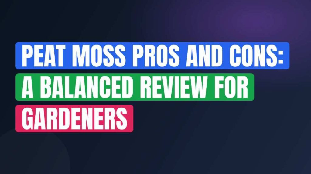 Peat Moss Pros And Cons: A Balanced Review For Gardeners