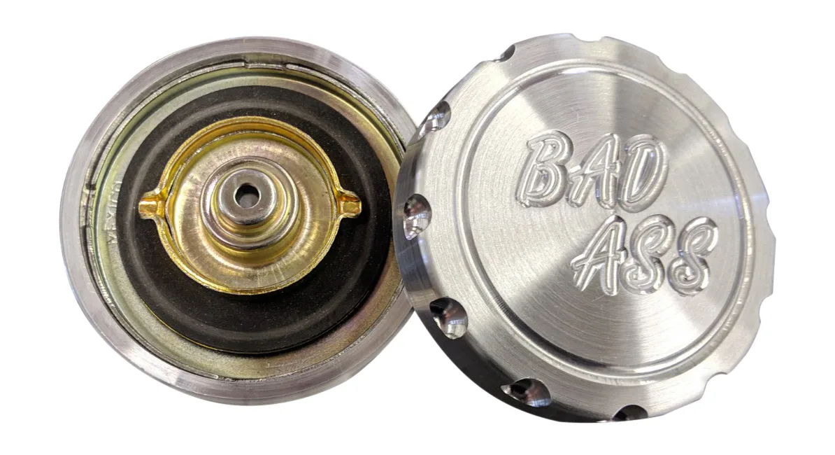 What does a vented gas cap look like?